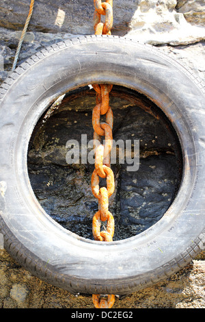 Reifen und Kette Stockfoto