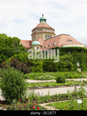 Botanischen Garten München-Nymphenburg, berühmter botanischer Garten und Arboretum in München, Bayern, Deutschland. Stockfoto