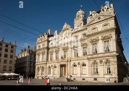 RATHAUS PLATZ DES TERRAUX LYON RHONE ALPES FRANKREICH Stockfoto