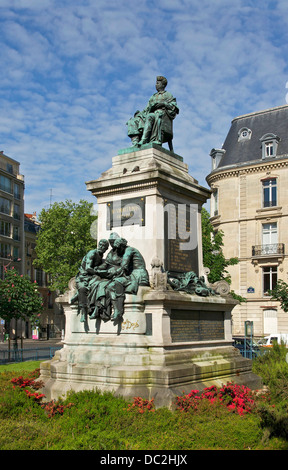 Denkmal für Alexandre Dumas (Vater), Paris, Frankreich. Stockfoto