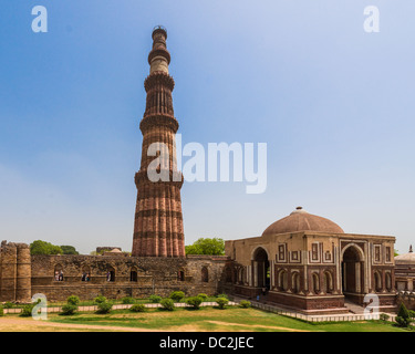 Qutub Minar, New Delhi, Indien Stockfoto