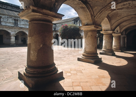 Las Stadpark, Antigua, Guatemala, Mittelamerika Stockfoto