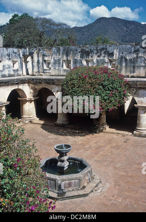 Las Stadpark, Antigua, Guatemala, Mittelamerika Stockfoto