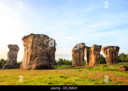 Mor Hin Khao, Stonehenge von Thailand in der Provinz Chaiyaphum, thailand Stockfoto