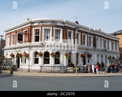 Stadtausrufer Pub in Chester Cheshire UK Stockfoto