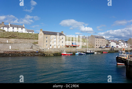 Burghead Hafen Moray Schottland Stockfoto