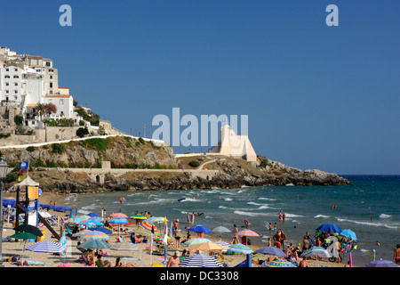 Italien, Latium, Sperlonga, Strand Stockfoto