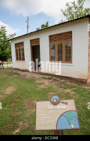 Der Lebensraum für Menschlichkeit Global Village & Discovery Center an die gemeinnützige, christliche Gehäuse Ministerium Lebensraum für Menschlichkeit International Americus, Georgia. Stockfoto