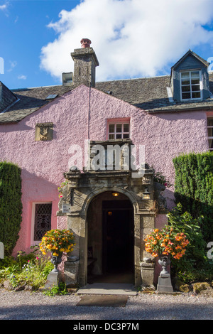 Haupteingang Haustür römischen Camp Country House Hotel Callandar Perthshire Schottland Stockfoto