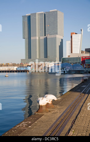 De Rotterdam Gebäude außen komplett Rotterdam-Niederlande Stockfoto