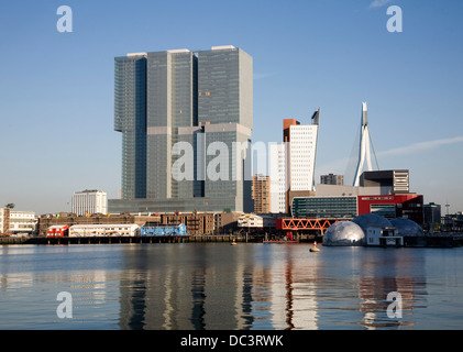 De Rotterdam Gebäude außen komplett Rotterdam-Niederlande Stockfoto