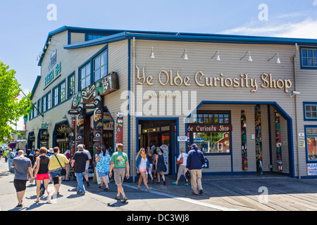 Ye Olde Curiosity Shop Alaska unterwegs am Pier 54, Innenstadt von Seattle, Washington, USA Stockfoto