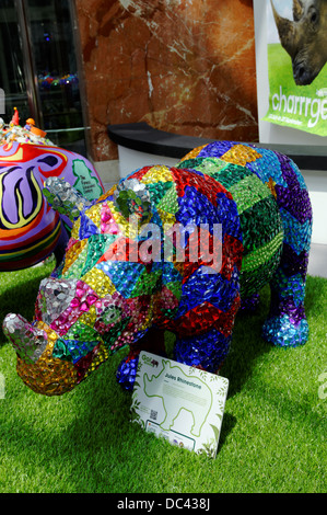 Kunst Rhino Projekt, Southampton, Hampshire, England, UK, GB. Stockfoto