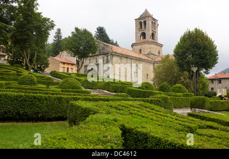 Kloster in Camprodon, Katalonien (Spanien) Stockfoto