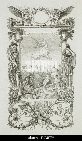 Dieses Stück aus der Sammlung von LACMA zeigt ein Werk im Zusammenhang mit Alfred de Musset, einem bekannten französischen Dichter und Dramatiker. Es spiegelt die kulturelle und literarische Bedeutung von de Mussets Beiträgen zur französischen Literatur des 19. Jahrhunderts wider. Stockfoto