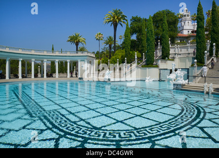 Hearst Castle, San Simeon, Kalifornien Stockfoto