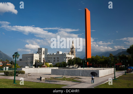 Die Macroplaza im Zentrum von Monterrey, Mexiko. Stockfoto