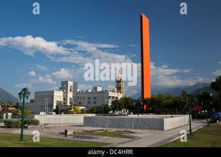 Die Macroplaza im Zentrum von Monterrey, Mexiko. Stockfoto