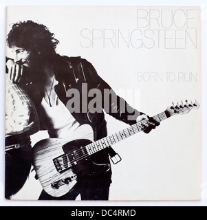 Bruce Springsteen - Born to Run, 1975 Album auf CBS - nur zur redaktionellen Verwendung Stockfoto