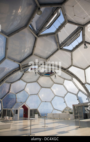 Schwebende Pavillon nachhaltige Architektur Rotterdam Niederlande Stockfoto