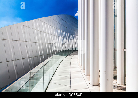 Bestandteil der modernen Konzertsaal der Philharmonie in Luxemburg-Stadt. Stockfoto