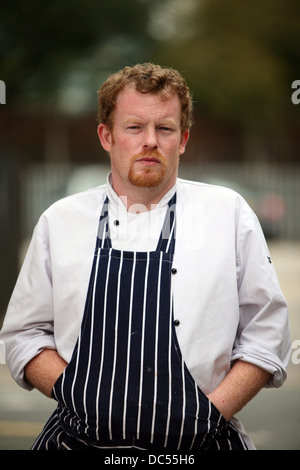 Rob Owen Brown, Küchenchef und Inhaber der Engel auf Angel Street, Manchester. Stockfoto