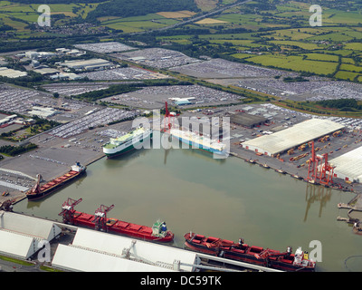 Avonmouth Docks, Bristol, Südwest-England, UK Stockfoto