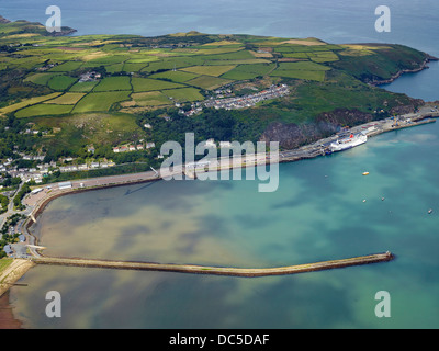 Die Fähre Hafen von Fishguard, West Wales, UK Stockfoto