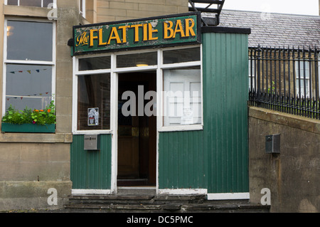 Eintritt in die Flattie-Bar. Stockfoto