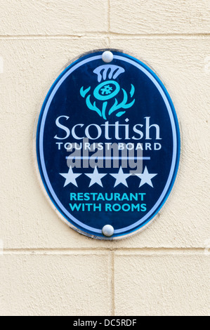 Scottish Tourist Board vier Sterne Restaurant mit Zimmern, die Gatter in St Margarets Hope, South Ronaldsay, Orkney. Stockfoto