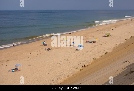 CAPE COD, MASSACHUSETTS, USA - White Crest-Strand in der Nähe von Stadt von Wellfleet. Stockfoto