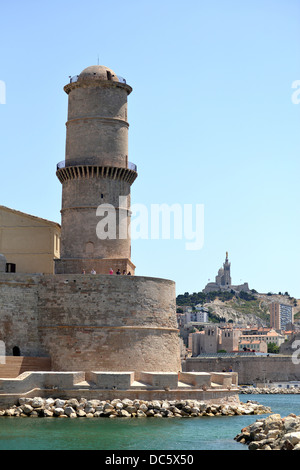 Fort Saint Jean Marseille Bouche-du-Rhone Frankreich Stockfoto