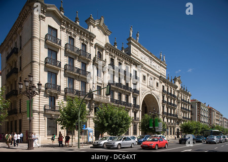 BANCO SANTANDER ZENTRALE GEBÄUDE PASEO DE PEREDA SANTANDER KANTABRIEN SPANIEN Stockfoto