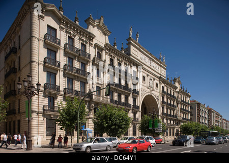 BANCO SANTANDER ZENTRALE GEBÄUDE PASEO DE PEREDA SANTANDER KANTABRIEN SPANIEN Stockfoto