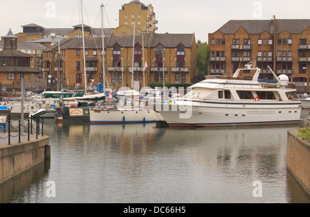 Limehouse Bassin in London, England Stockfoto