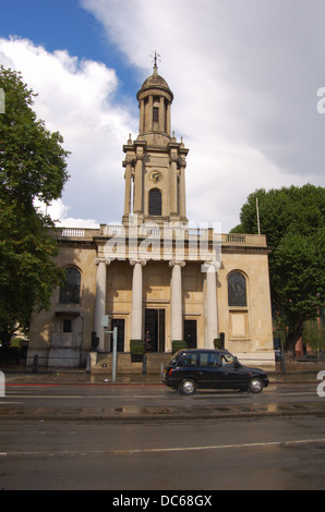 Kirche an der Marylebone Road in London, England Stockfoto