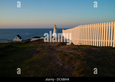 Blick von der Cape Spear Leuchtturm, erbaut im Jahre 1836, es ist der älteste erhaltene Leuchtturm in Neufundland. Stockfoto