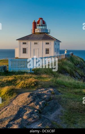 Blick von der Cape Spear Leuchtturm, erbaut im Jahre 1836, es ist der älteste erhaltene Leuchtturm in Neufundland. Stockfoto