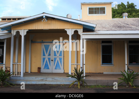 Alten Macadamia-Nuss-Fabrik auf der Big Island von Hawaii Stockfoto