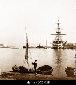 HMS Victory viktorianischen Zeit Stockfoto