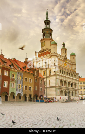 Stadt Halle Altmarkt in Posen Stockfoto