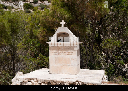 Schrein, Porto Vromi, Zakynthos, Griechenland Stockfoto