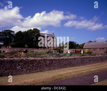 Berwick-upon-Tweed Northumberland in England Lion House und Kleingärten Stockfoto