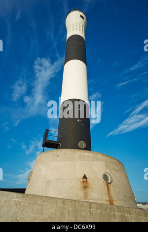 Heutige Dungeness-Leuchtturm im Jahre 1961 in Dienst getretenen Dungeness Kent UK Stockfoto