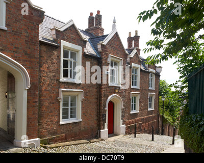 Das alte Pfarrhaus auf Str. Marys Hügel in Chester Cheshire UK Stockfoto