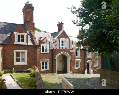 Das alte Pfarrhaus auf Str. Marys Hügel in Chester Cheshire UK Stockfoto