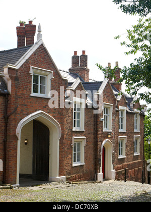 Das alte Pfarrhaus auf Str. Marys Hügel in Chester Cheshire UK Stockfoto