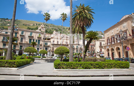 Monreale - Platz in der Nähe der Kathedrale Stockfoto