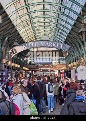 Apple-Markthalle Covent Garden Vereinigtes Königreich England Stockfoto