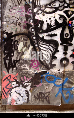 Street-Art & Graffittis in Barcelona Stockfoto